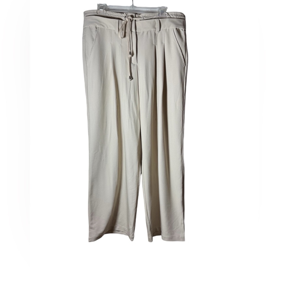 White Birch Women’s High Waisted Trouser Khaki Pants Size XL